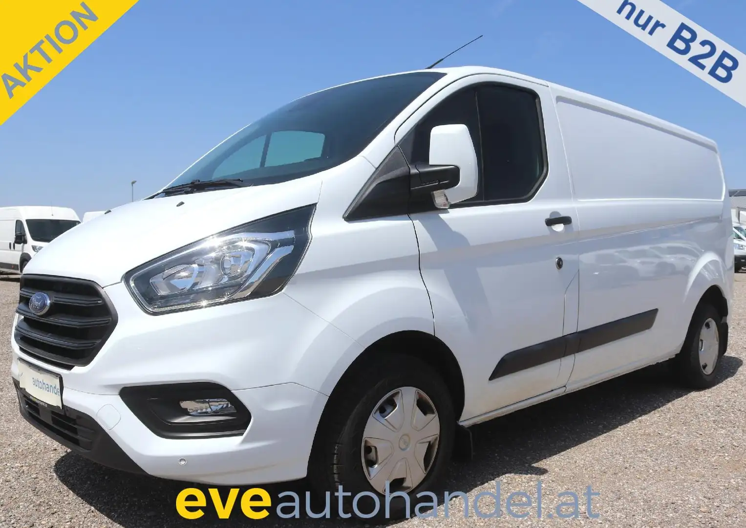 Ford Transit Custom L2H1 Kasten NAVI KAMERA SHZ TEL KLIMA Parksens. Weiß - 1