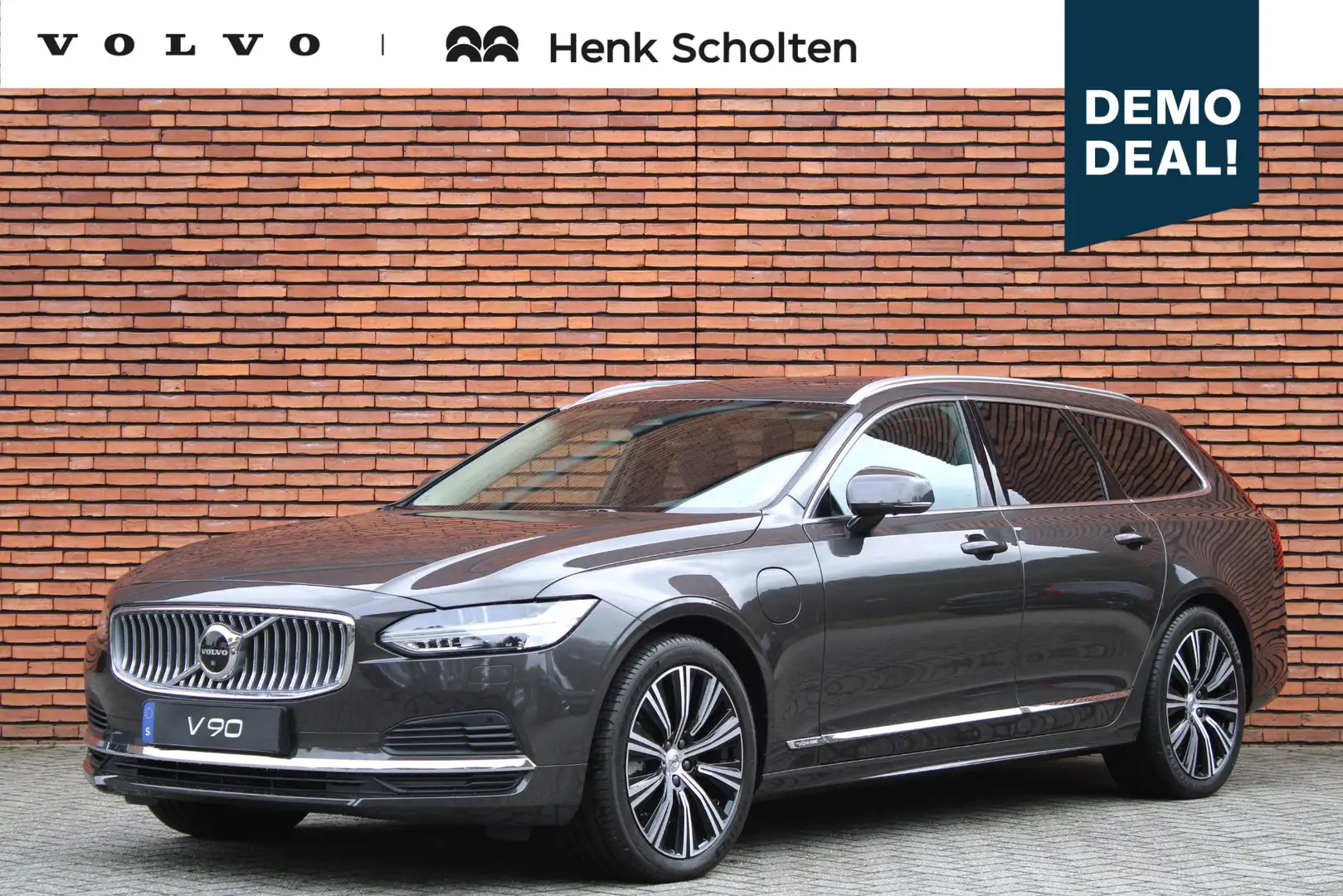 Volvo V90 T6 355PK AUT8 AWD Ultimate Bright | Panoramadak | Grijs - 1