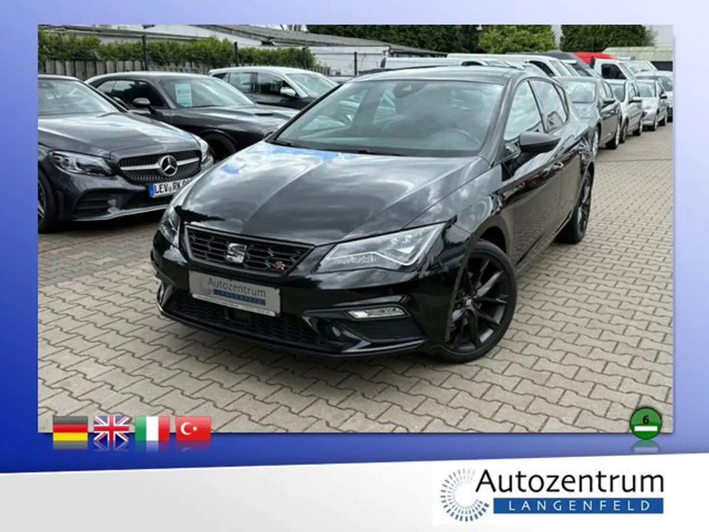SEAT Leon FR 1.5TGI CNG Black Matt Edition *LED*NAVI* Noir - 1