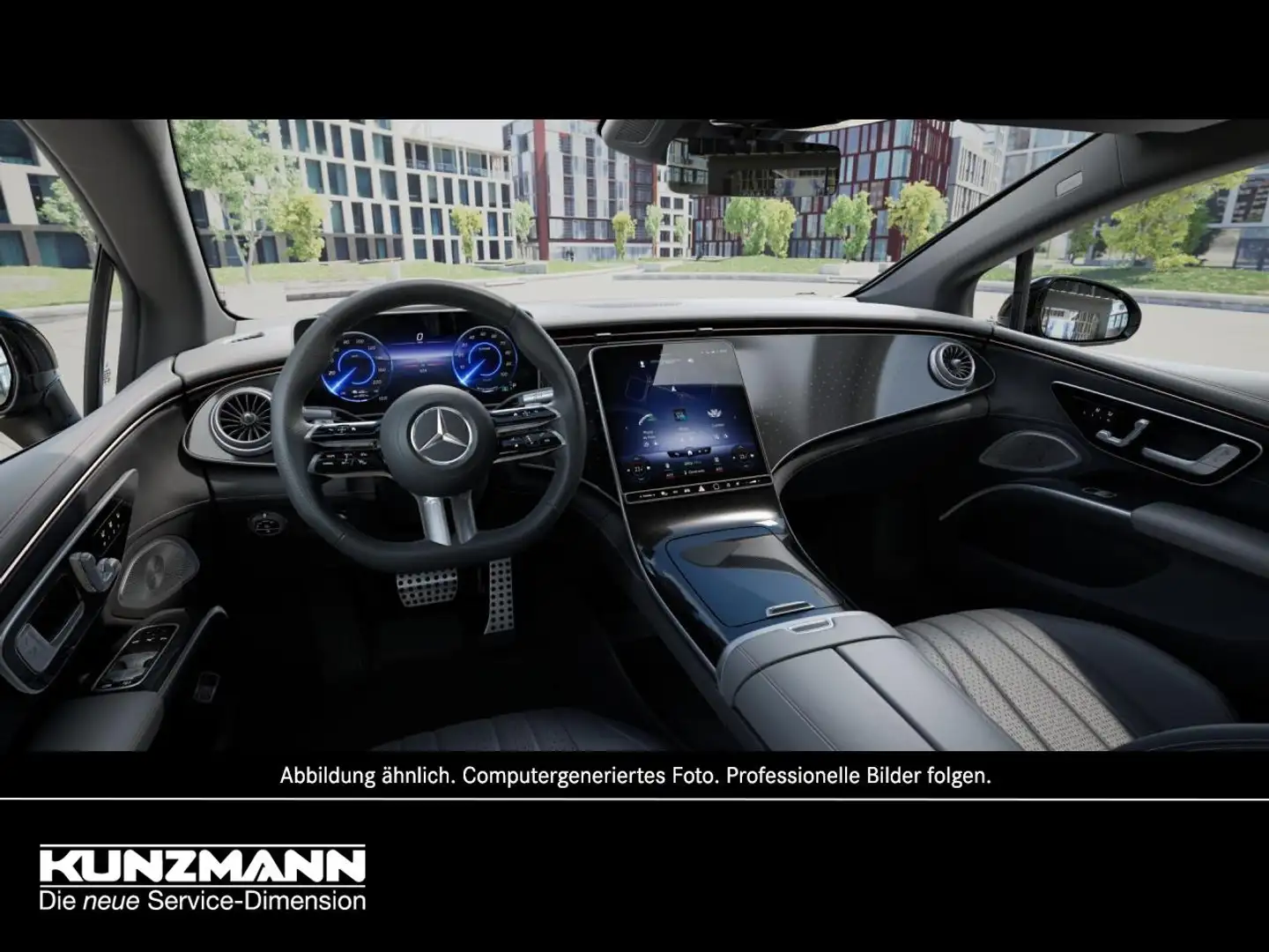 Mercedes-Benz EQS 450+ AMG Night Panorama Distronic 360° AHK Blanc - 2