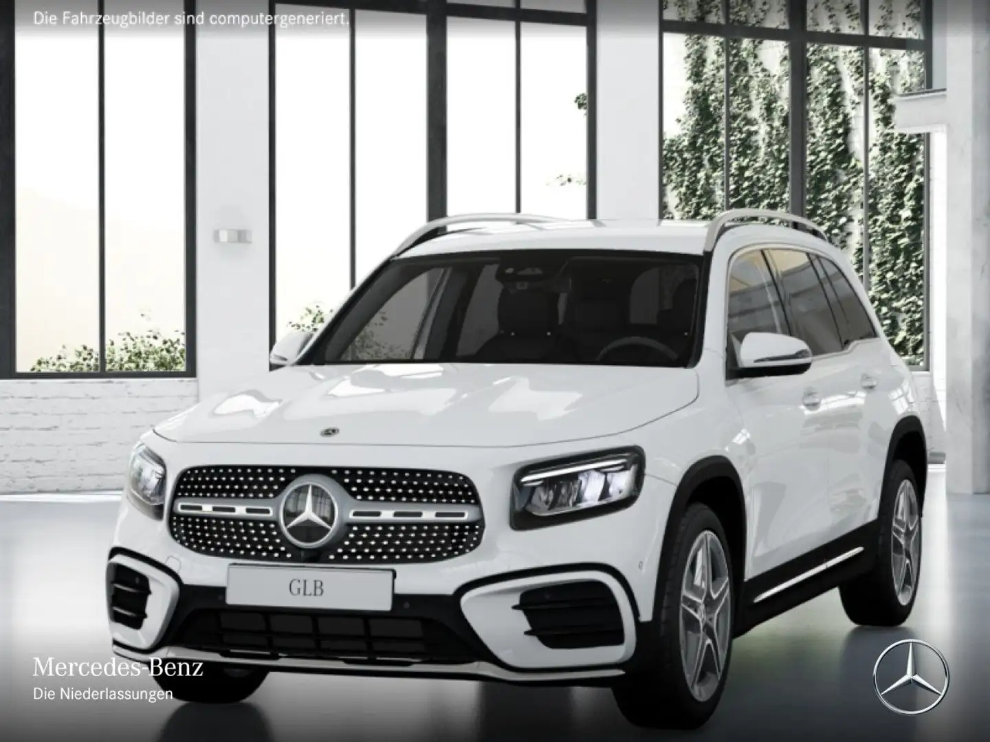 Mercedes-Benz GLB 180 AMG+AHK+LED+KAMERA+TOTW+KEYLESS+7G Blanc - 2