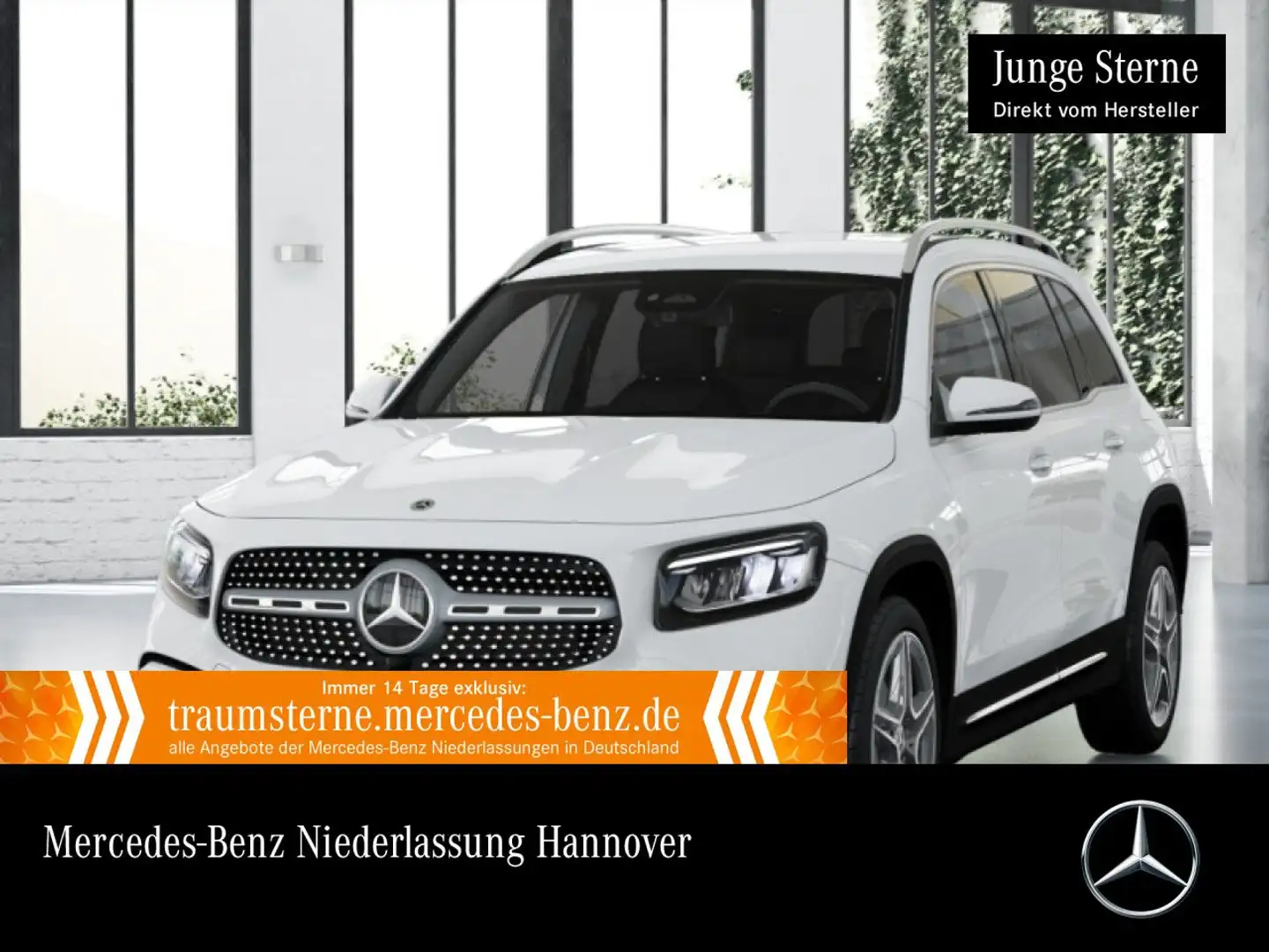 Mercedes-Benz GLB 180 AMG+AHK+LED+KAMERA+TOTW+KEYLESS+7G Blanc - 1