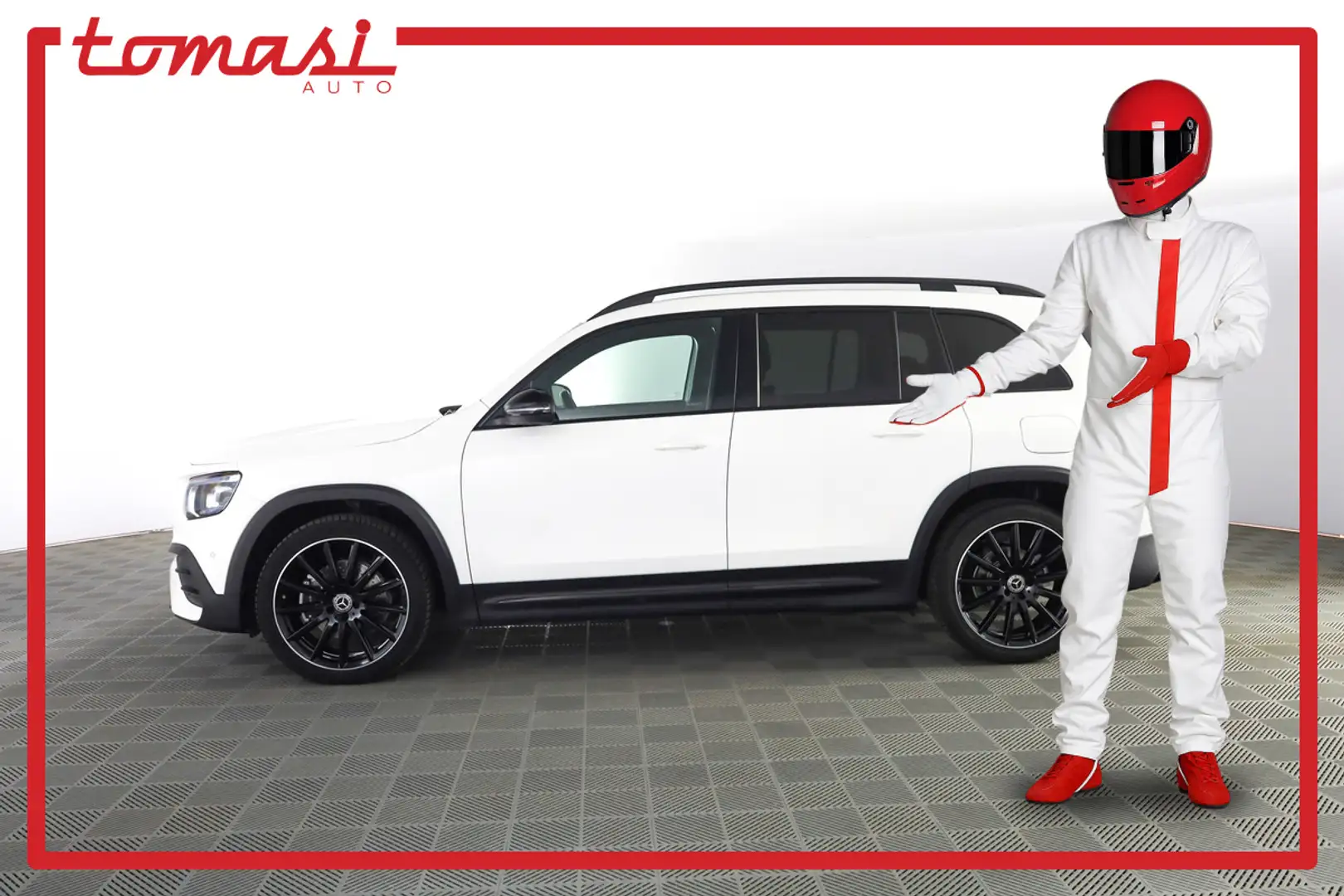 Mercedes-Benz GLB 200 d Automatic PREMIUM AMG LINE PACK,CERCHI 20 Blanc - 1