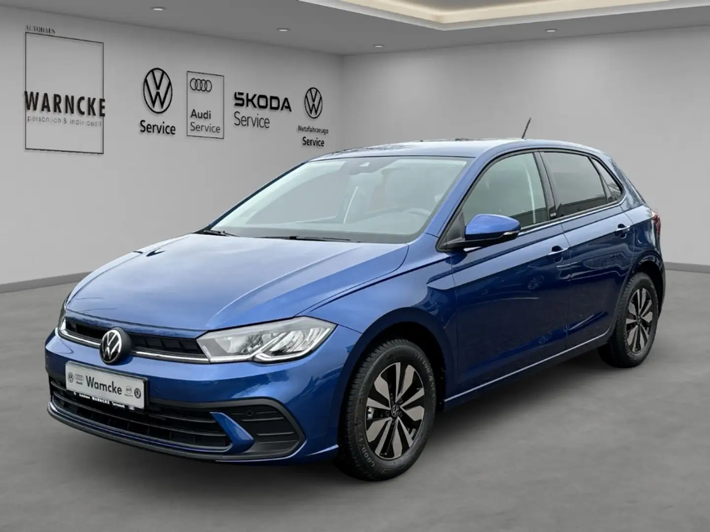Volkswagen Polo 1.0 Move LED GRA PDC LM GJR MAL BT Blau - 1