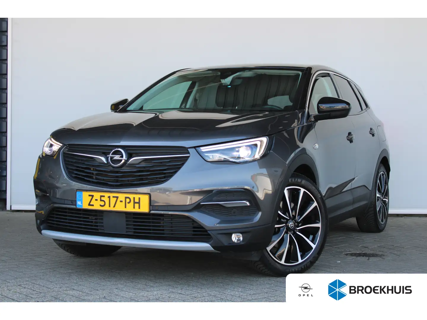 Opel Grandland X 1.6 Turbo Hybrid4 Ultimate | Dodehoek detectie | L Grau - 1