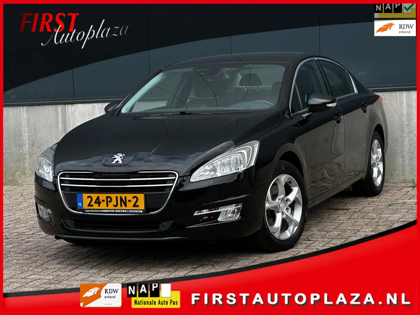 Peugeot 508 1.6 THP Active NAVI/HEAD-UP/CRUISE/PDC/AIRCO | KEU Zwart - 1