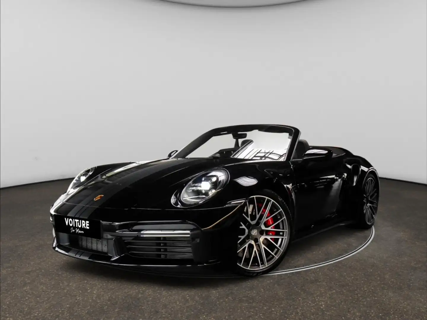 Porsche 911 992 Turbo 3.7i 580ch PDK Cabriolet - 2990/mois Noir - 1