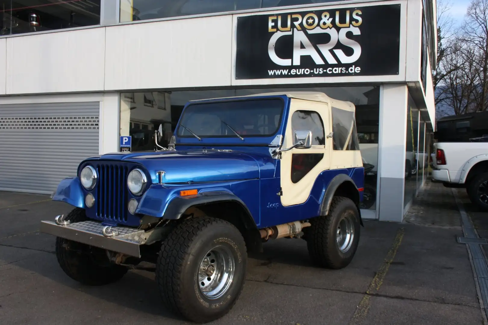 Jeep CJ-5 AMC 4,9ltr Renegade Schalter verzinkt Blauw - 2