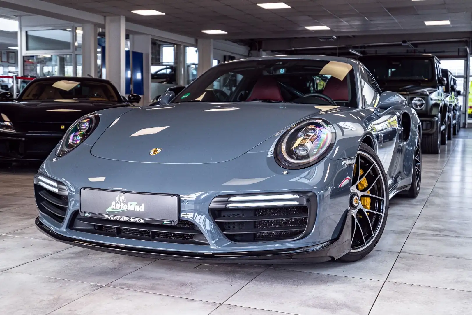 Porsche 991 911 991.2 Turbo S*RUF PERF*PTS*Carbonschale*LIFT Bleu - 1
