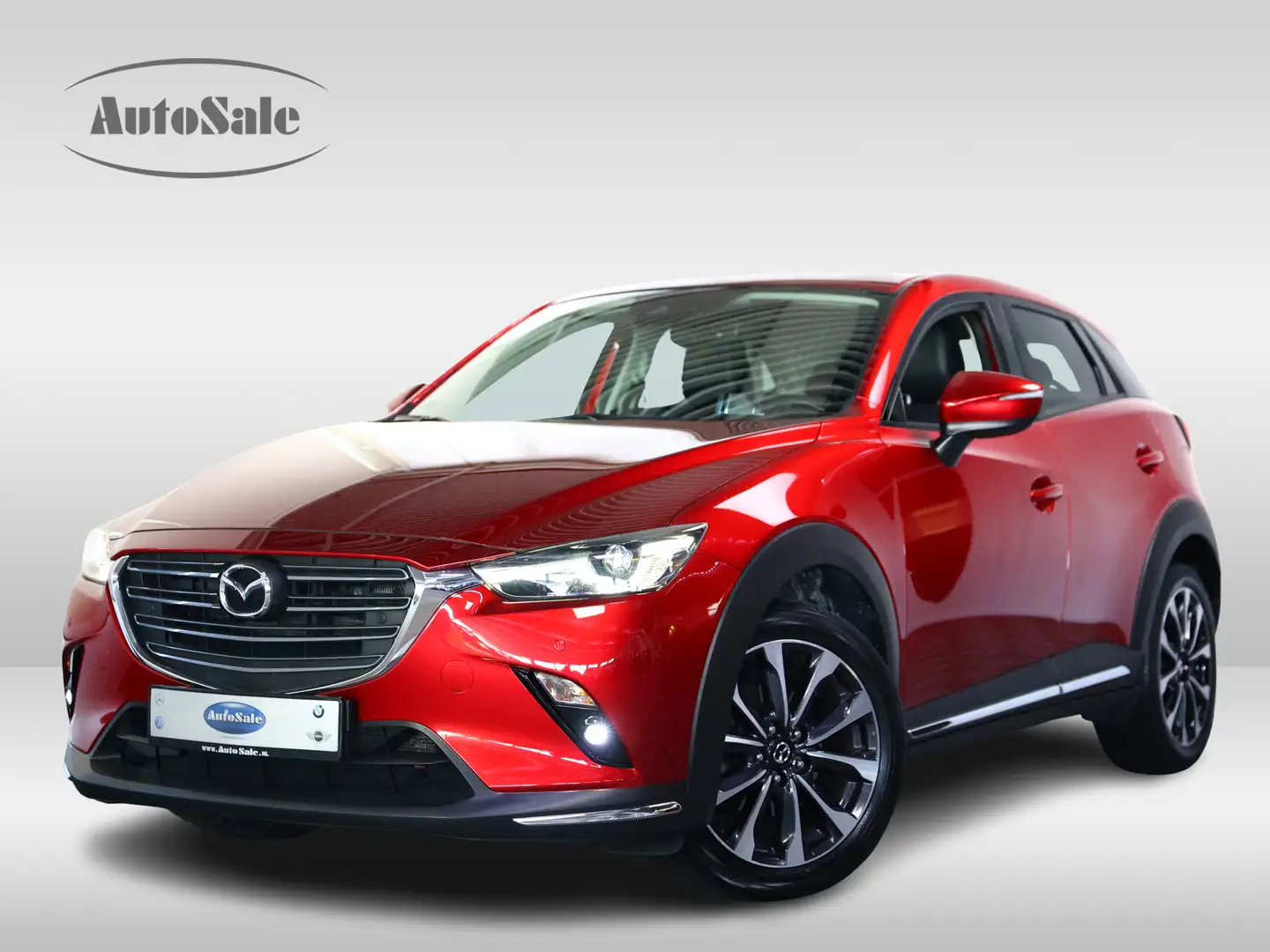 Mazda CX-3 2.0 SkyActiv-G 120 GT-M AUT HUD NAV LEDER CAM XENO Rood - 1