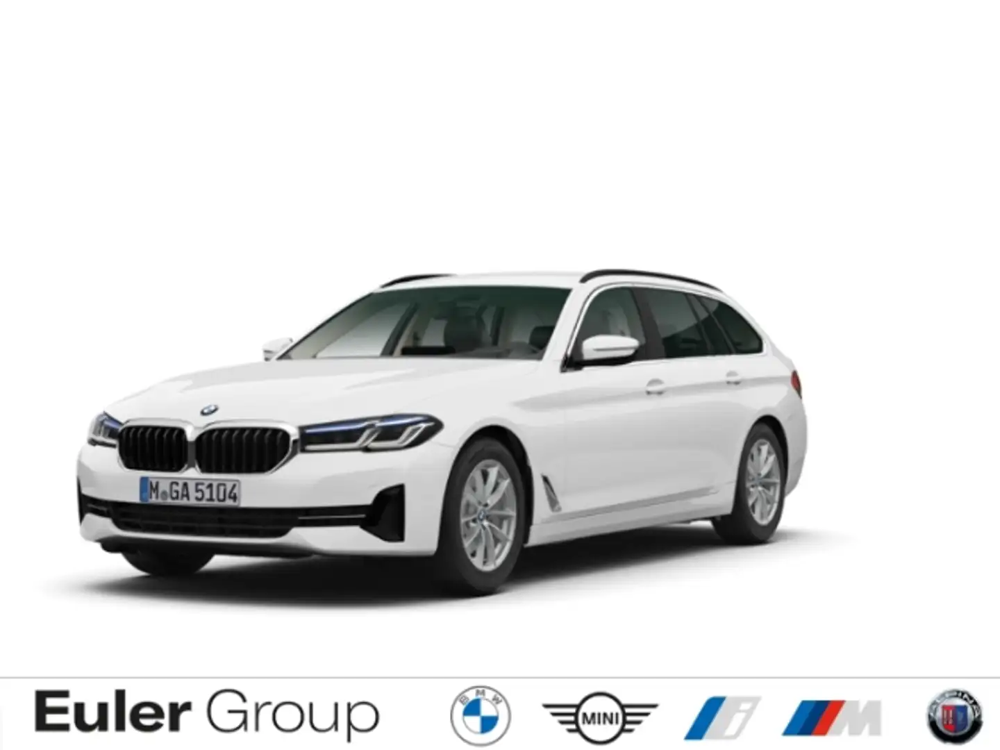 BMW 520 d Touring HUD AHK Navi DigitCockpit CarPlay Laserl Weiß - 1