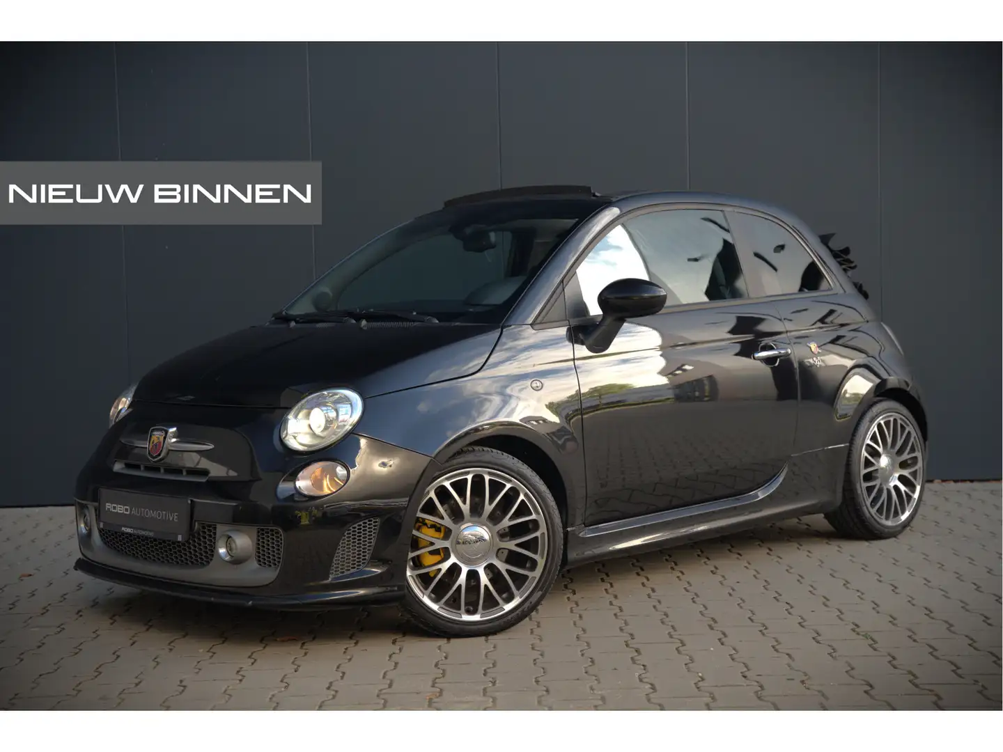 Fiat 500C Abarth 1.4 T-Jet 595 Turismo | Stoelverwarming | Parkeers Schwarz - 1
