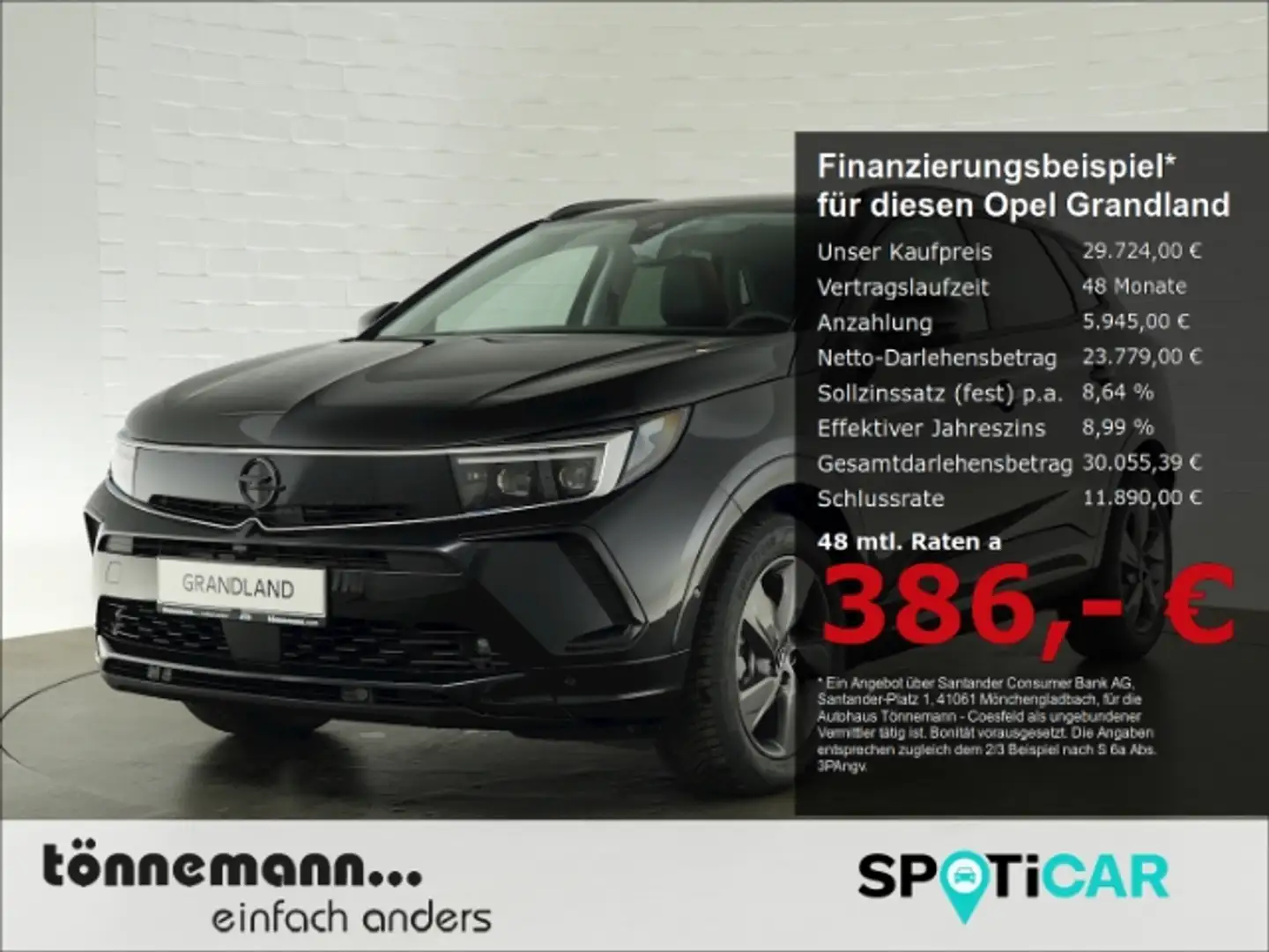 Opel Grandland GS AT+360°KAMERA+ACC+KEYLESS+SITZ-/LENKRADHEIZUNG+ Schwarz - 1