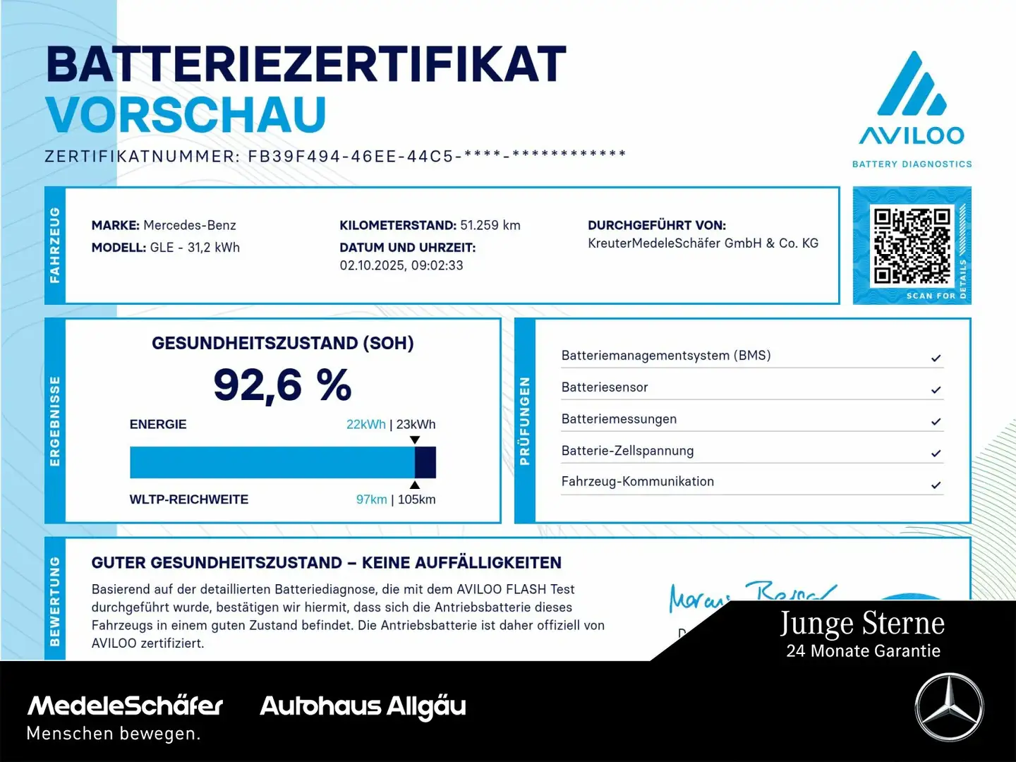 Mercedes-Benz GLE 350 GLE 350 de 4M Coupé AMG Exclus Massage HUD NP106 Schwarz - 1