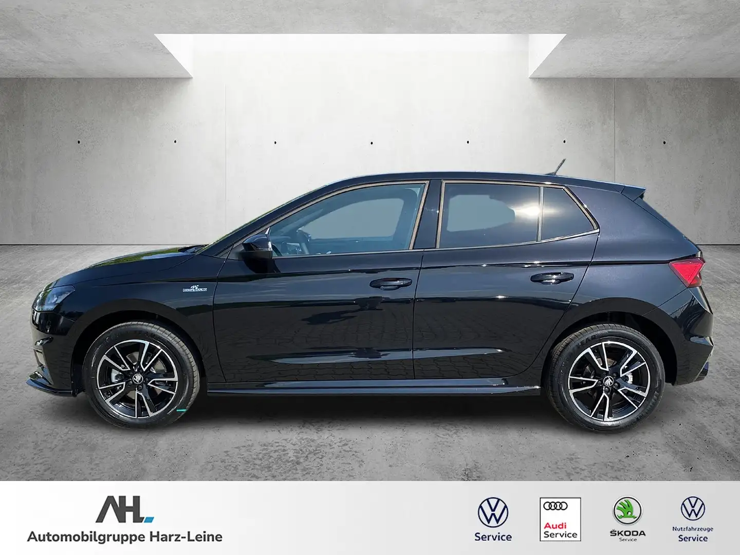 Skoda Fabia 1.0 TSI "Monte Carlo" LED/GRA/RFK/PDC/SMARTLINK Schwarz - 2