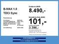 Ford B-Max 1.5 TDCi Sync Edition +W-Paket LM PDC Grau - thumbnail 4