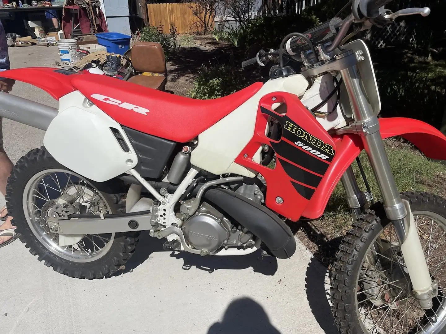Honda CR 500 2001 Honda CR500 Rouge - 1