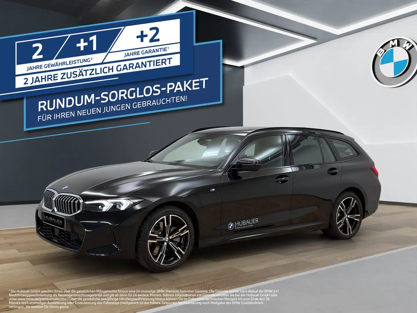 BMW 330 e Touring [M Sport, AHK, ACC, RFK, 18" LMR] Noir - 1