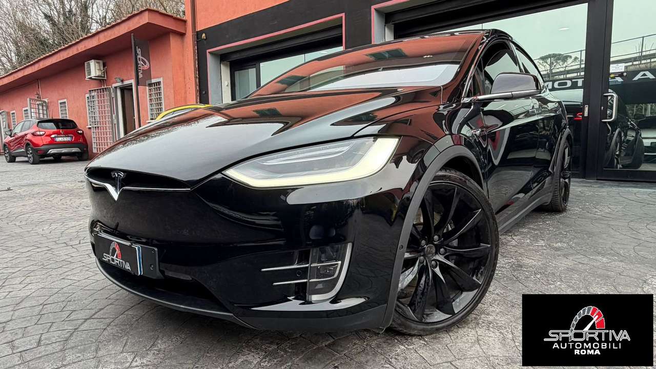 Tesla Model X UNICO PROPRIETARIO ANTICIPO 14990 EURO RATA MENSILE 487,00 EURO 100 kWh Dual Motor Long Range 4WD aut.