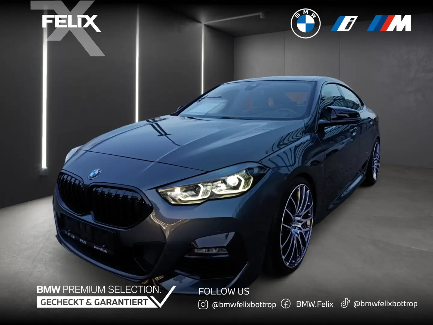 BMW 220 i Gran Coupé+M SPORTPAKET+19"THOMASON+H&R+ Grau - 1