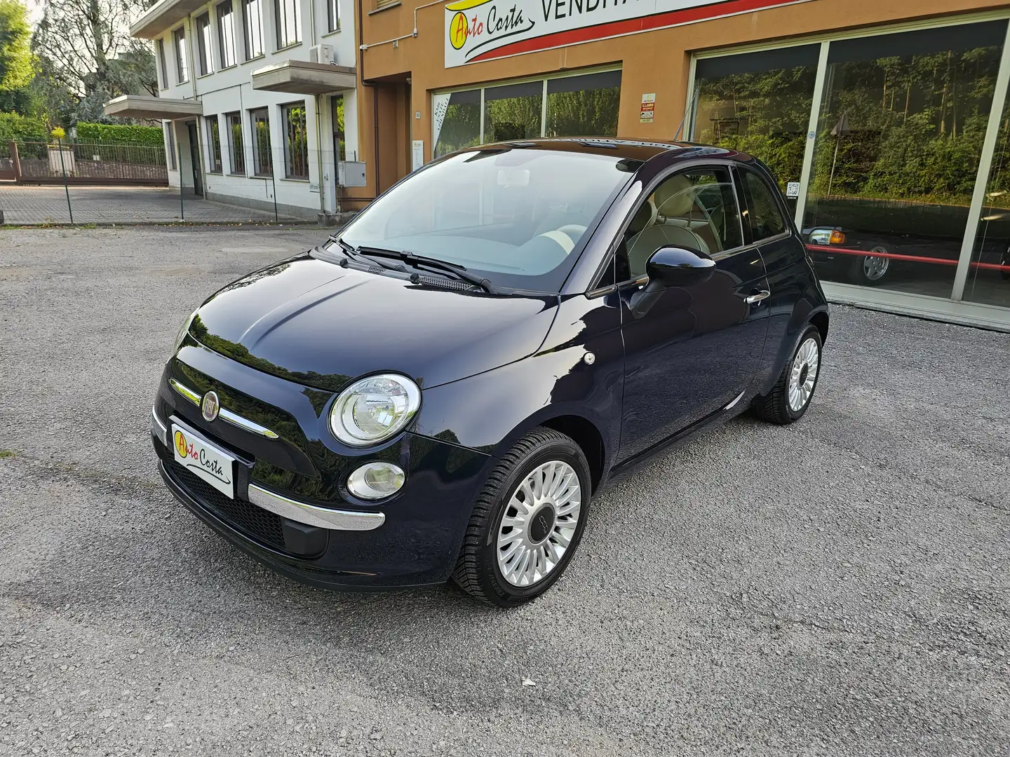 Fiat 500 500 TETTO PANORAMICO 1.2 Lounge 69cv Blu/Azzurro - 2
