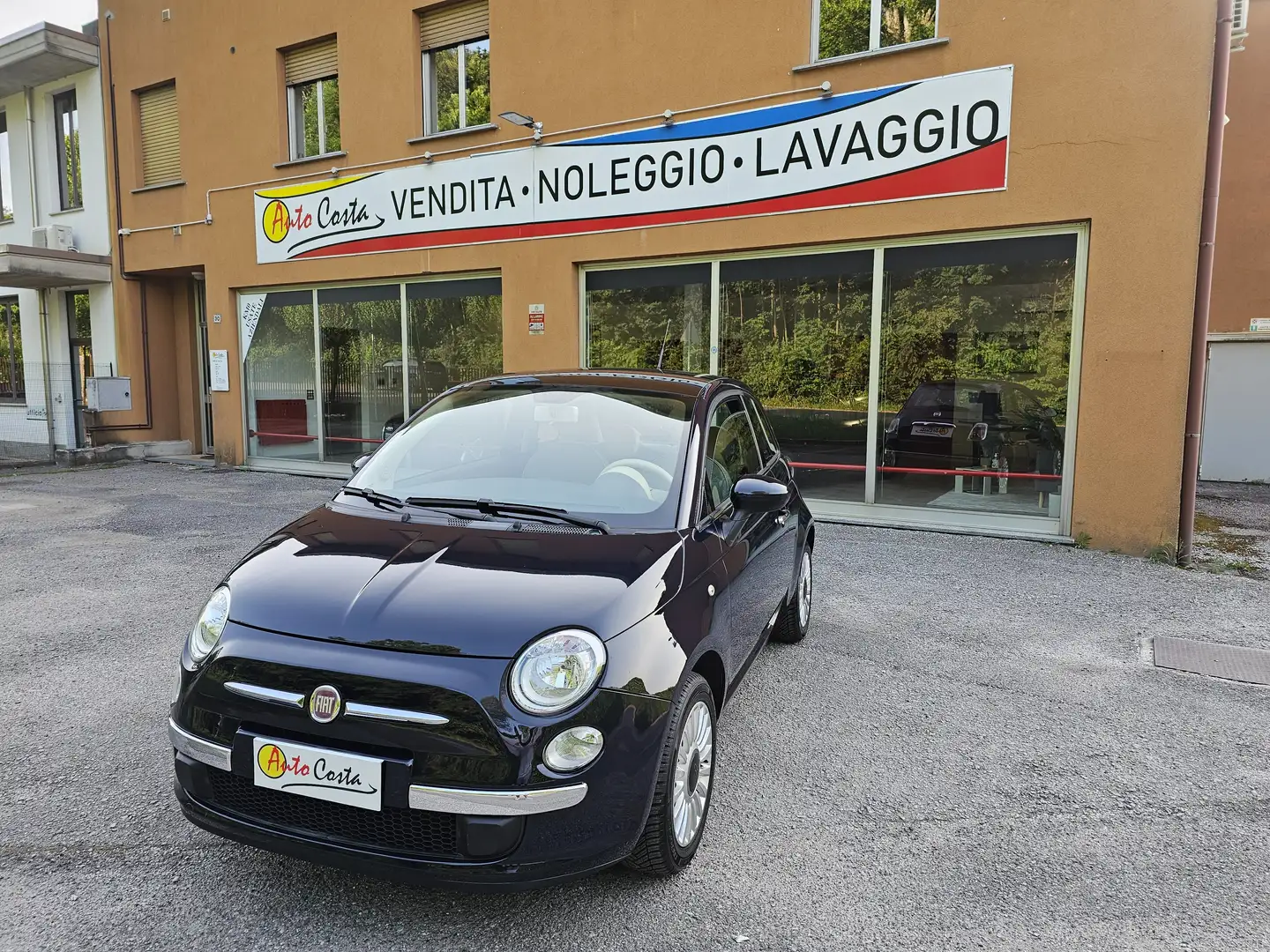 Fiat 500 500 TETTO PANORAMICO 1.2 Lounge 69cv Blu/Azzurro - 1