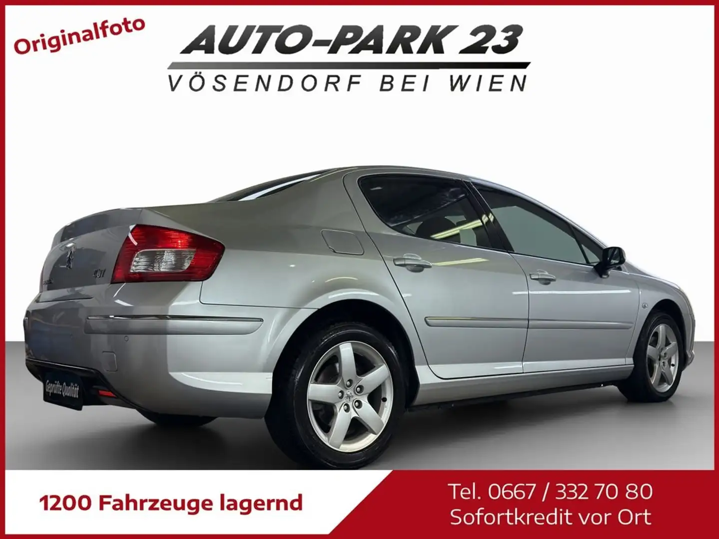 Peugeot 407 407 Premium 2,0 HDI**AUTOMATIC*NEUES-PICKERL7/2027 Silber - 2