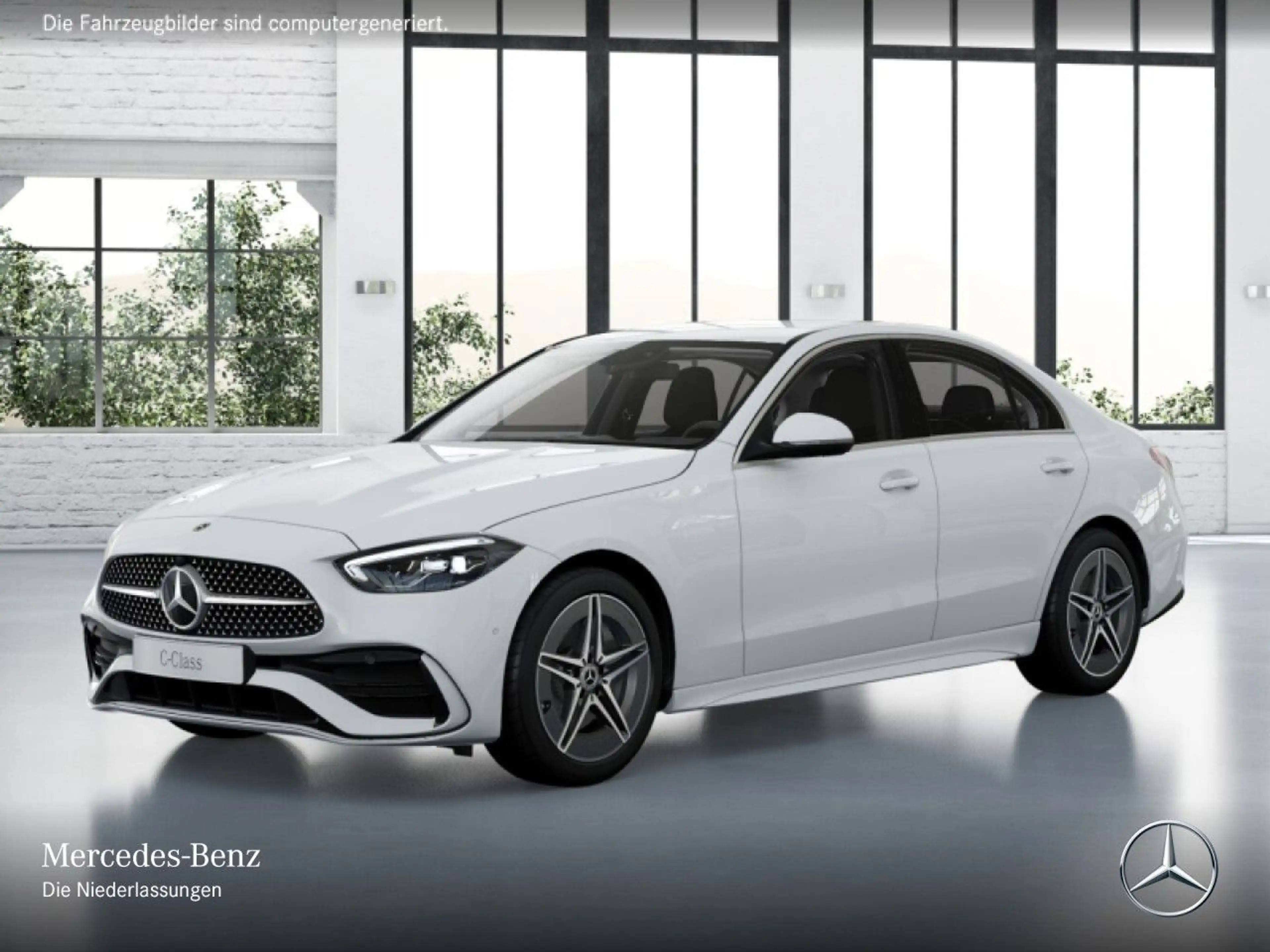 Mercedes-Benz C 200 d AMG+AHK+LED+KAMERA+TOTW+KEYLESS+9G — photo 14