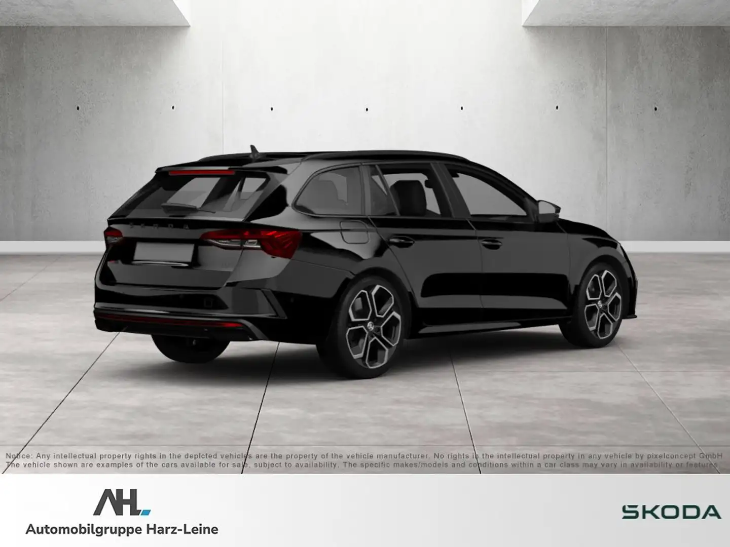 Skoda Octavia III Combi RS TDI DSG+AHK+ALU 18''+LED-MATRIX+NAVI+ Schwarz - 2