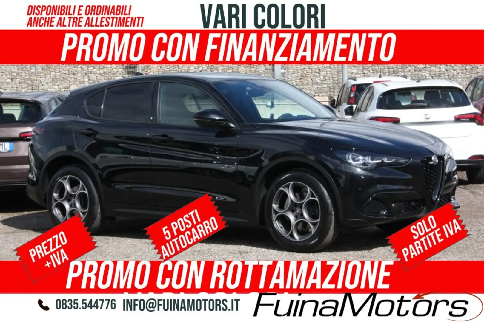 Alfa Romeo Stelvio 2.2 diesel 160 CV AT8 RWD Sprint AUTOCARRO NUOVO Grigio - 1