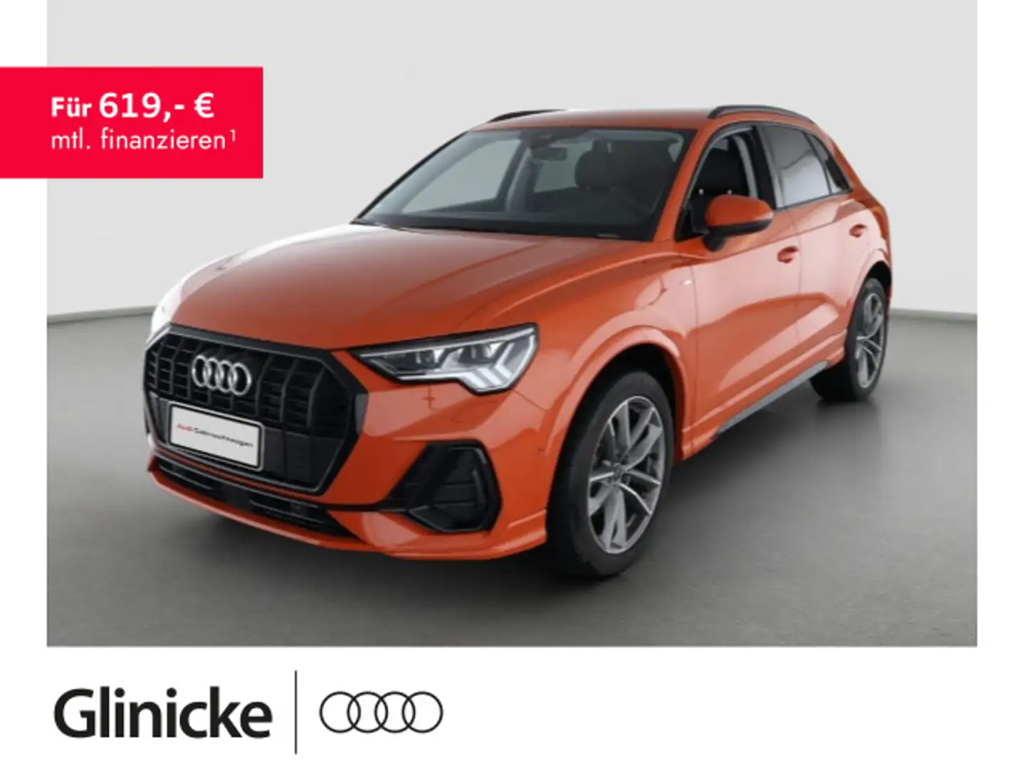 Audi Q3 S line 35 TFSI S tr AHK/Matrix/Nav/ACC/PBox/s Orange - 1