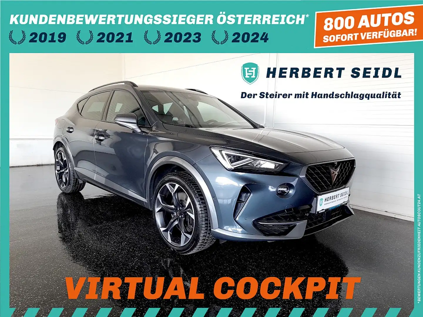 CUPRA Formentor VZ e-Hybrid 150/245 DSG *19 ZOLL / DCC / VOLL L... Grijs - 1