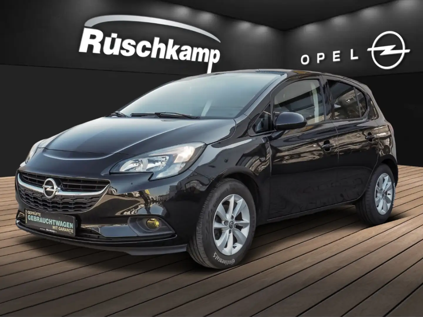 Opel Corsa E drive 1.4 Klima PDC Winterpaket Alu BT Noir - 1