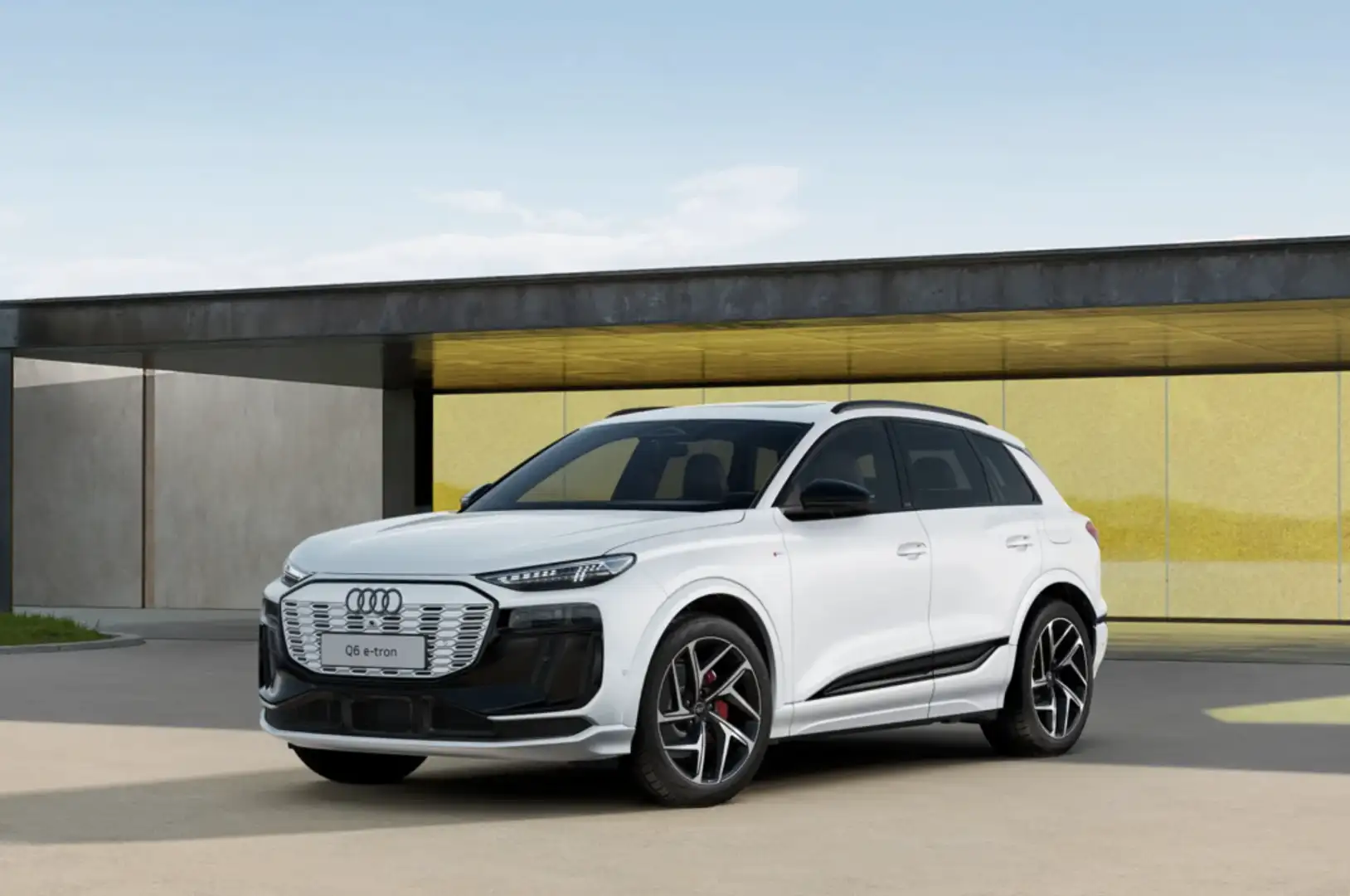 Audi Q6 e-tron Black line 185kW 83KWh Blanco - 1