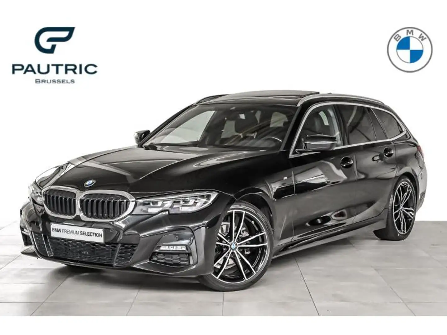 BMW 318 i Touring- 2ans/jaar garantie-NEW PRICE:62.308€ Noir - 1