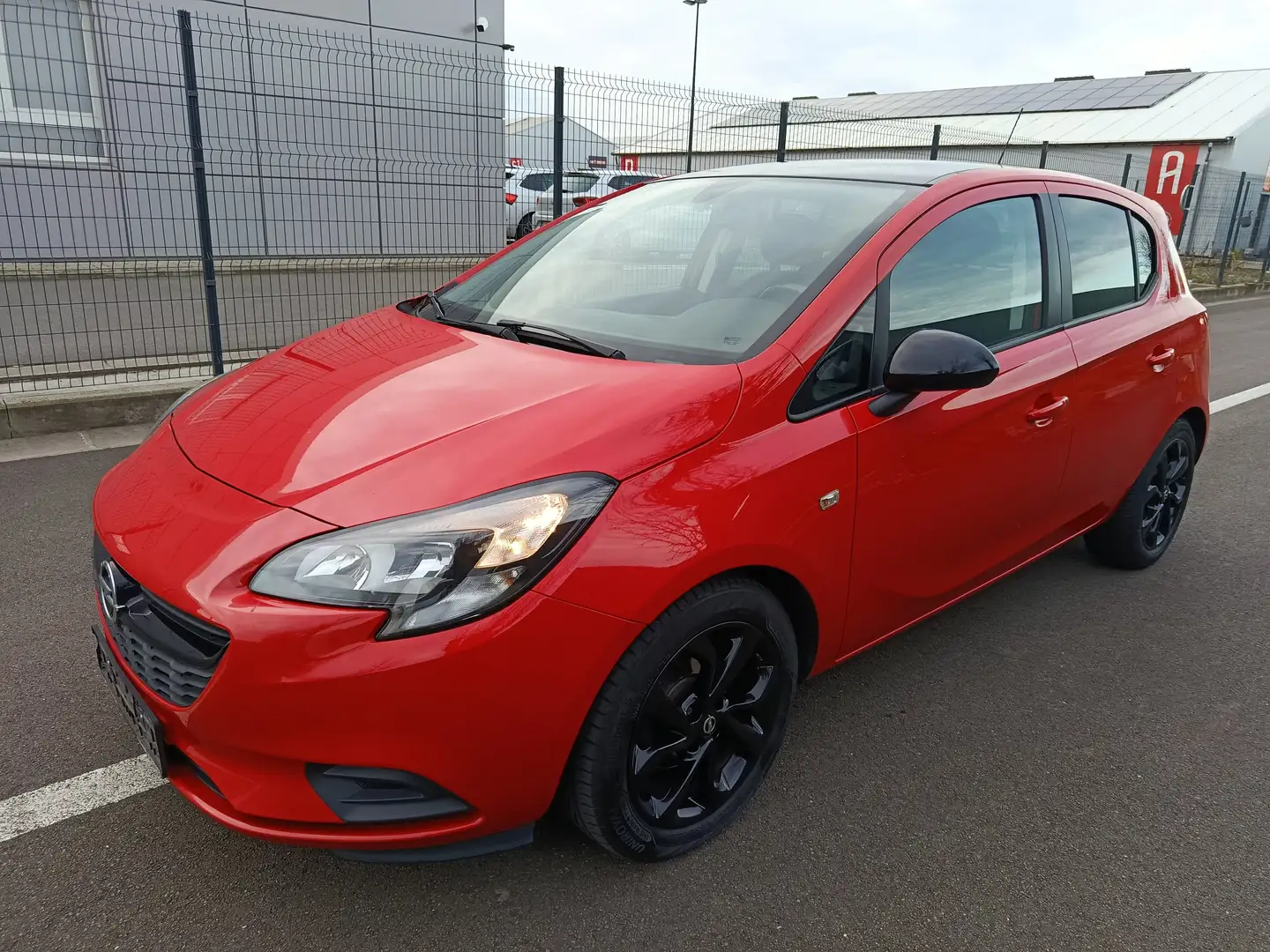 Opel Corsa Corsa 1.4i Black Edition 5p airco Rouge - 1