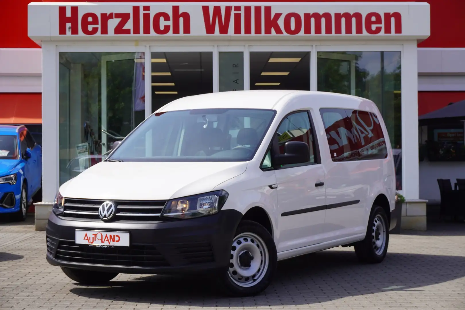 Volkswagen Caddy Maxi 2.0 TDI 7-Sitzer Klima Tempomat USB Wit - 2