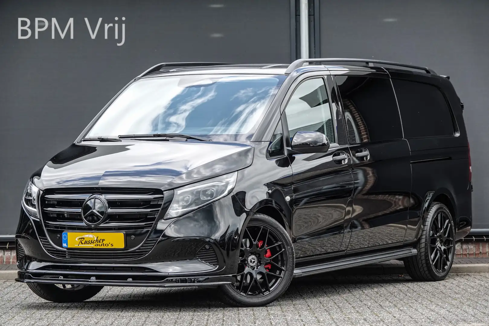Mercedes-Benz Vito 119Cdi 190Pk 9G-Tronic Aut. | Dubbele Cabine | Mix Zwart - 1