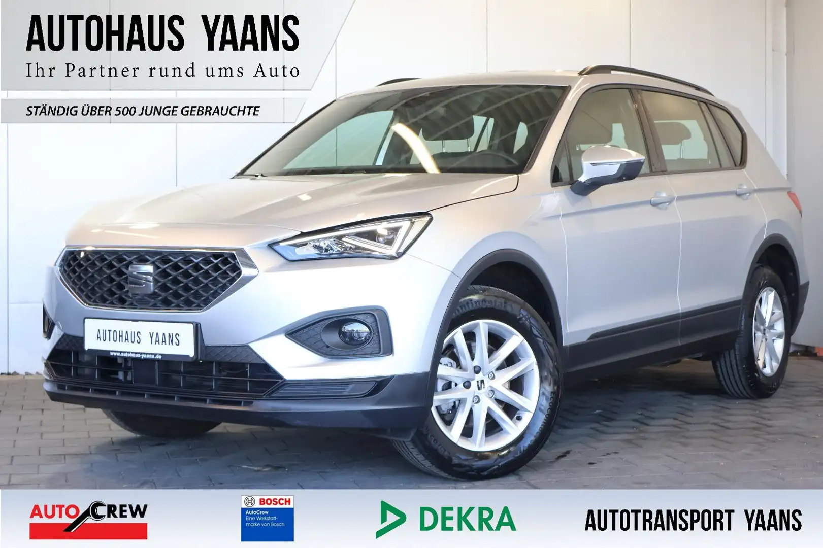 SEAT Tarraco 2.0 TDI Style AID+NAVI+LANE+LED+17" Silber - 1