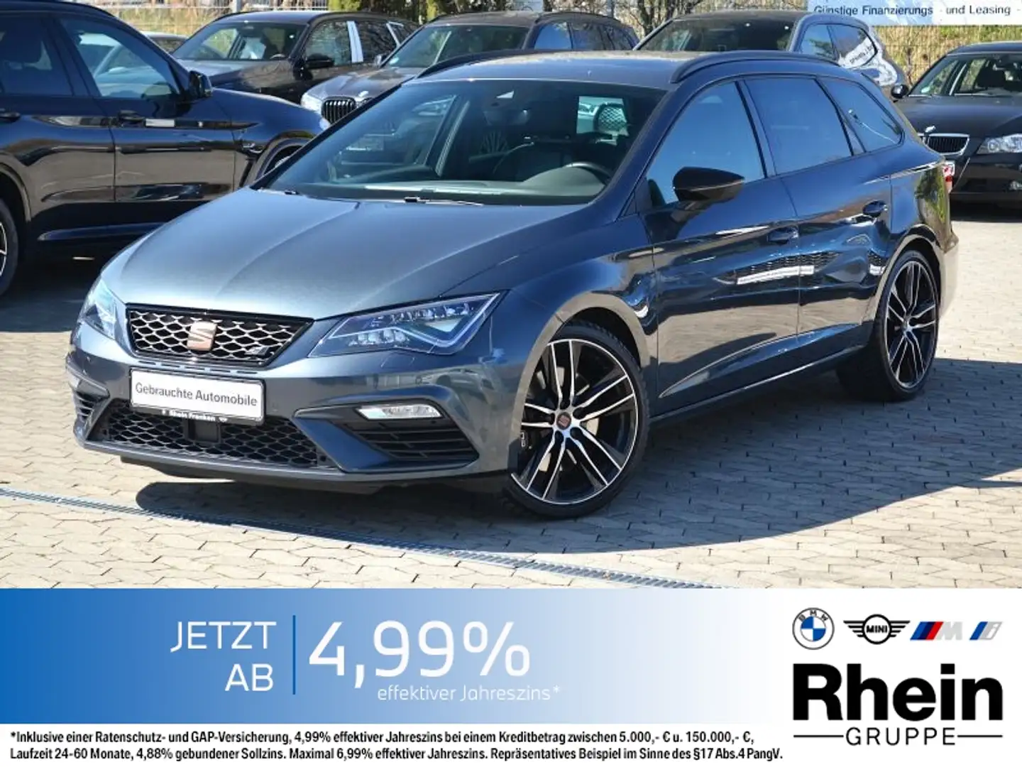 SEAT Leon ST 4Drive Navi+.Leder.Kam.ACC.Pano Grigio - 1