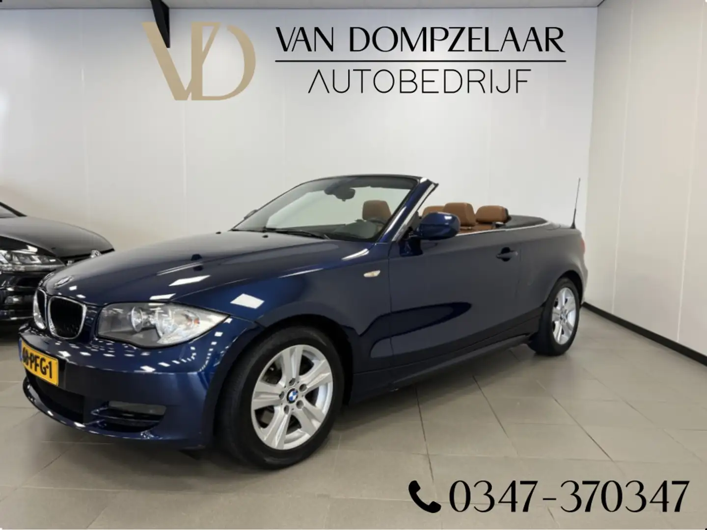 BMW 118 1-serie Cabrio 118i Executive / leder / navi / sto Blauw - 1