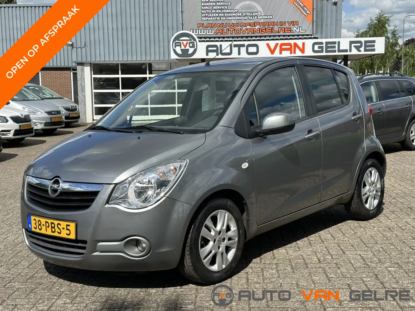 Opel Agila 1.2 Edition Hoge instap*NAP*Dealer onderhouden*Air Grijs - 1