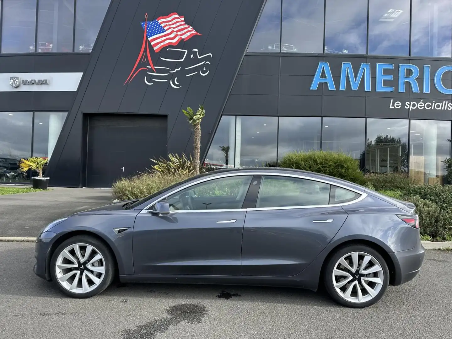 Tesla Model 3 Long Range Dual Motor AWD FULL AUTONOME + Attelage Gris - 2