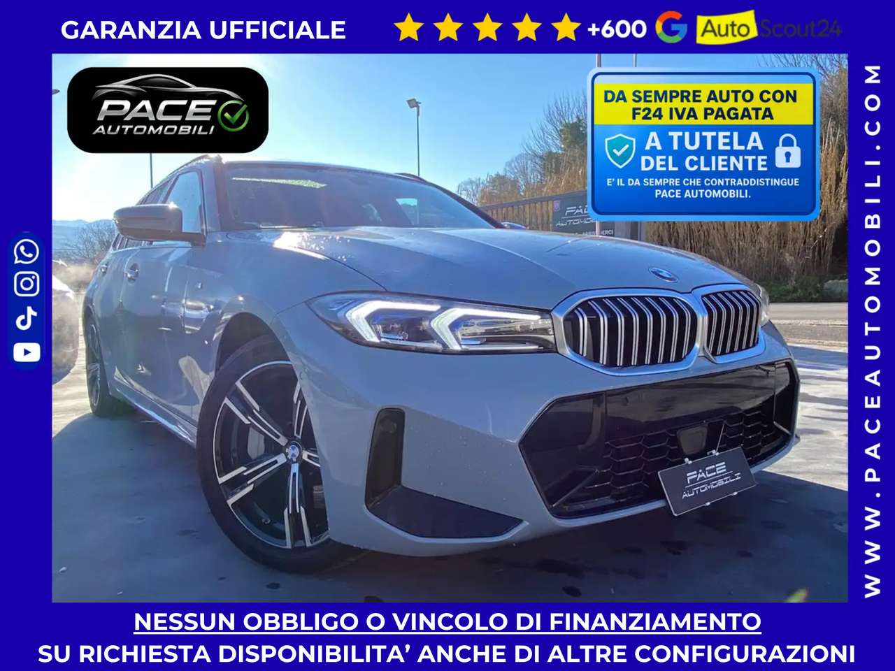 BMW 330 i XDRIVE MSPORT M-SPORT TETTO NAVI PELLE KAMERA
