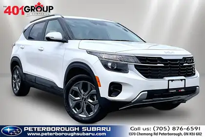 White 2026 Kia Seltos LX AWD SUV / Crossover All-Wheel Drive Continuously Variable Transmission