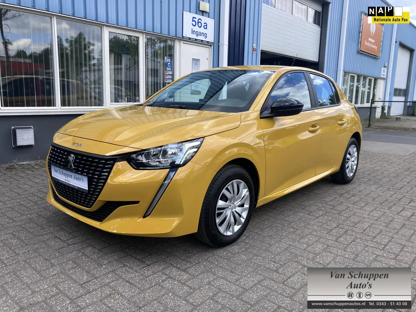 Peugeot 208 1.2 PureTech Active Navi-carplay Cruise Clima Geel - 1