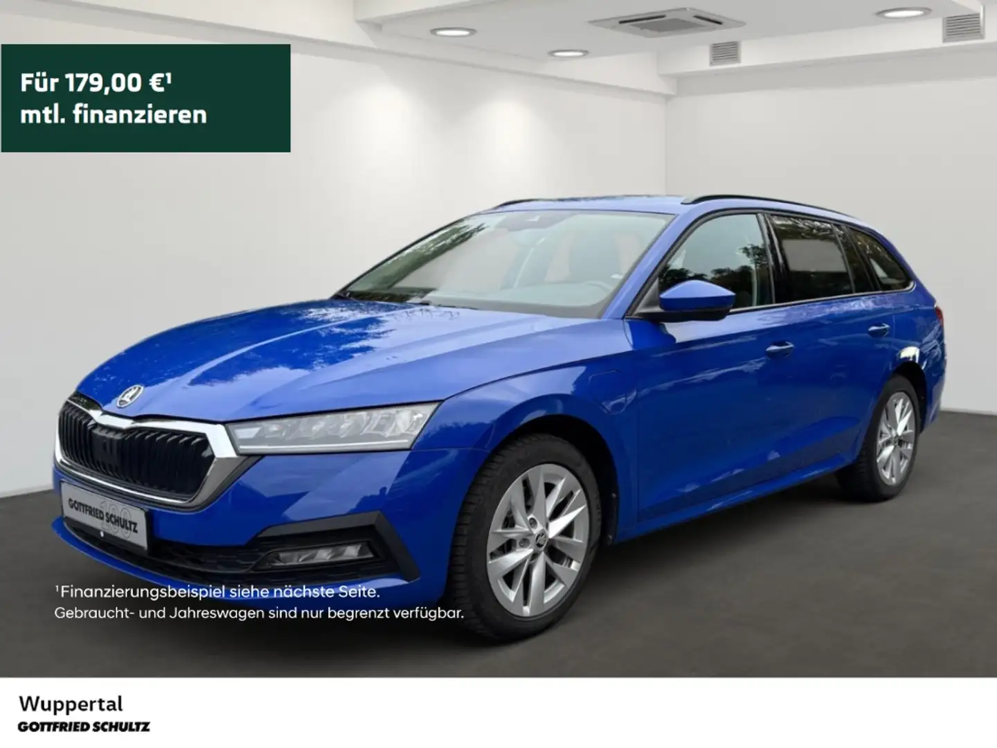 Skoda Octavia Com 1.4 TSI iV Ambition DSG LED ACC PDC LM Blau - 1