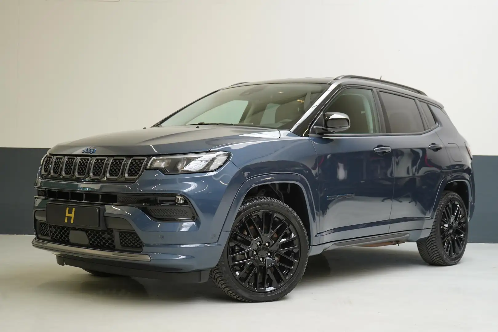 Jeep Compass 4xe 240 Plug-in Hybrid Electric S | Leder | Naviga Blauw - 1