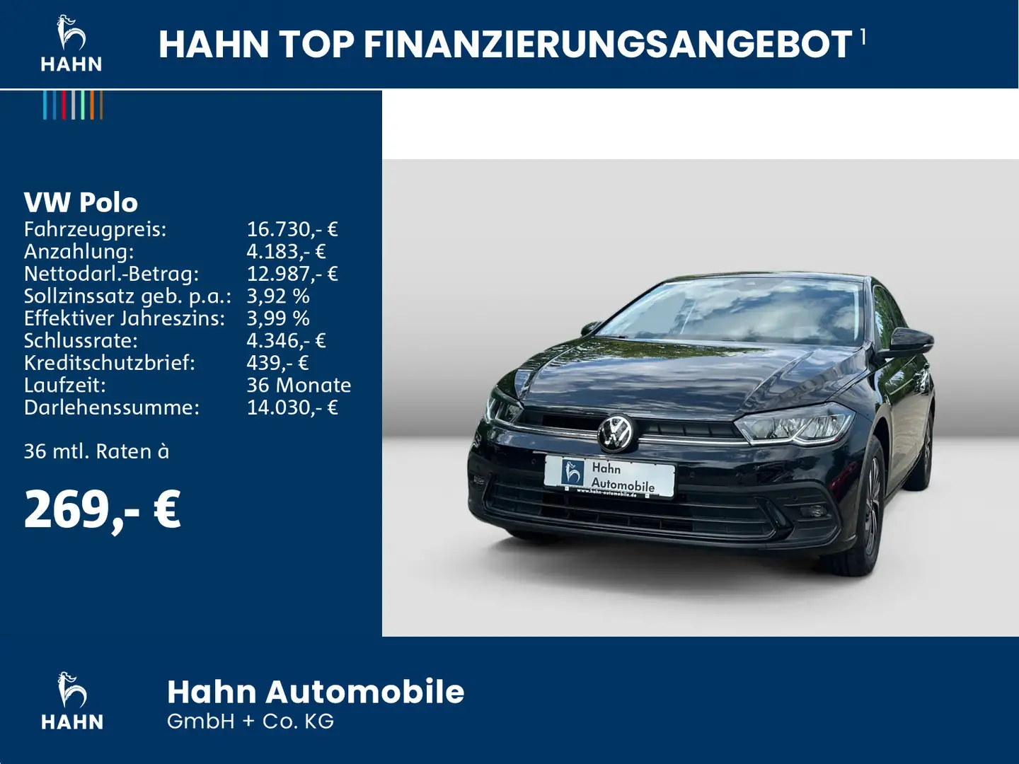 Volkswagen Polo Life 1.0 LED Navigation Tempomat PDC Klima Schwarz - 2