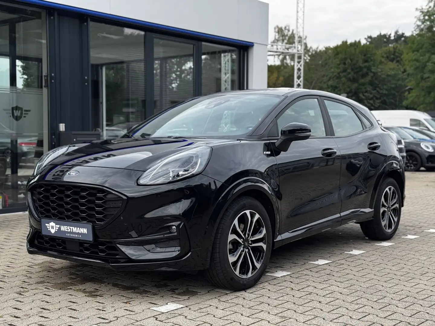 Ford Puma ST-Line/1.HAND/SHZ/EcoBoost/MildHybrid/NAVI Negro - 1